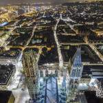 Toits de Rouen depuis le sommet de la flèche de la Cathédrale