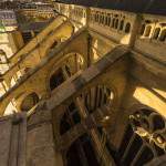 Arcs boutants à double étage et double volée de l'Eglise Saint Eustache à Paris