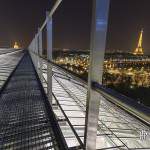 Tour Eiffel depuis le chemin de ronde de la verrière du Grand-Palais