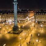 Colonne Vendôme et sa place de nuit