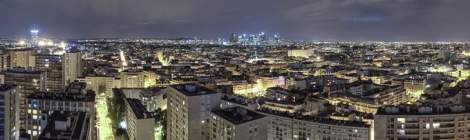 ...Panoramique de Levallois quartier Eiffel depuis la tour So Ouest...