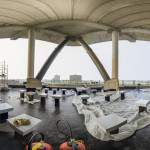 Panoramique TTHDR d'une terrasse technique de la Tour T1 GDF Suez