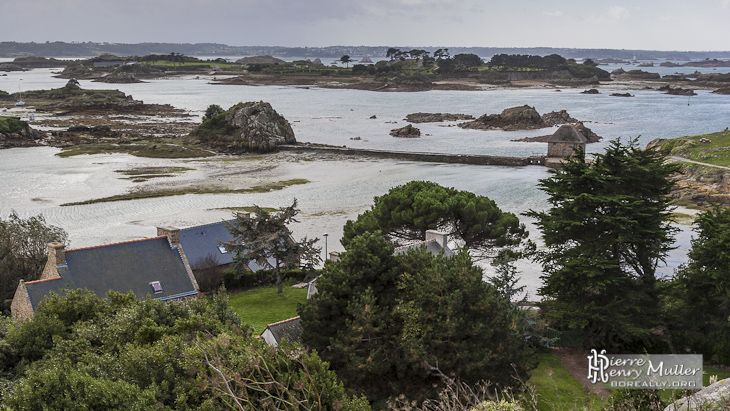 Moulin à marée du Birlot et son paysage de l'Ile de Bréhat