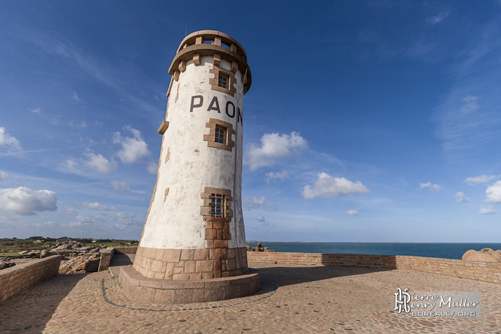 Paysage du phare du Paon sur l'Ile de Bréhat