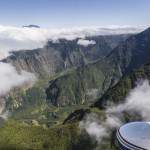 Canyon de la Plaine des Remparts vue du ciel à la Réunion