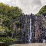 Cascade Niagara pendant la période sèche sur l'Ile de la Réunion