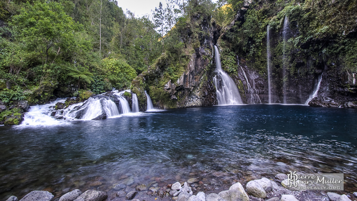 Cascade du Trou Noir à Saint-Joseph à la Réunion en HDR