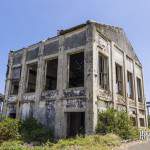 Friche industriell d'une usine de canne à sucre à la Réunion