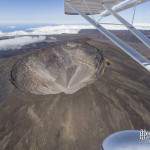 Piton de la Fournaise et cratère Dolomieu effondré en 2007