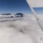 Piton des Neiges au dessus des nuages à la Réunion