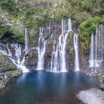 Résurgence et cascade du Grand Galet sur l'île de la Réunion en HDR
