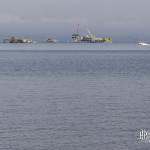 Plateformes pétrolières sur le Lac de Biscarrosse