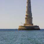 Phare de Cordouan en pleine eau à marée haute