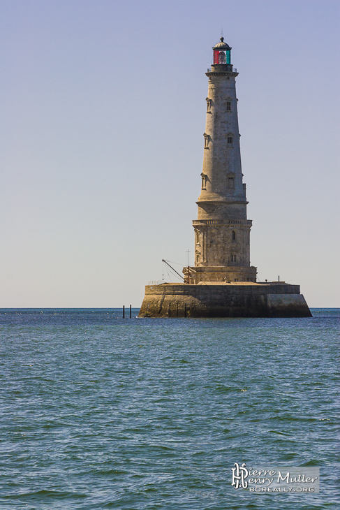 Phare de Cordouan en pleine eau à marée haute