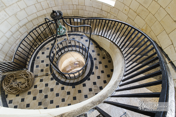 Salle des girondins au troisième étage du phare de Cordouan