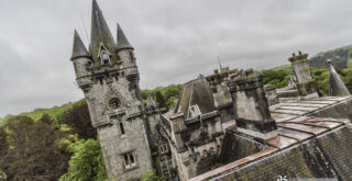 Château de Noisy Miranda depuis les toits en HDR